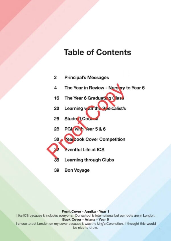 ICS 2024 Leavers' Yearbook - Image 2